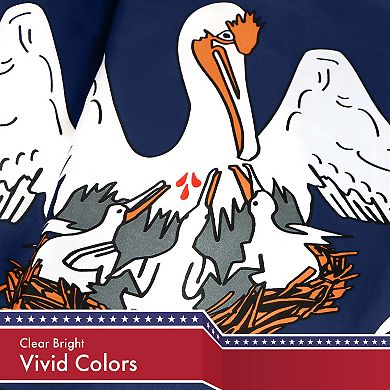 G128 Louisiana 150D Printed Polyester Flag