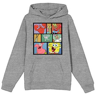 Men's Nickelodeon SpongeBob SquarePants Comic Panels Graphic Hoodie