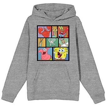 Men's Nickelodeon SpongeBob SquarePants Comic Panels Graphic Hoodie