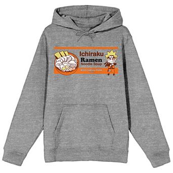 Men's Naruto Shippuden Ichiraku Ramen Noodle Soup Graphic Hoodie
