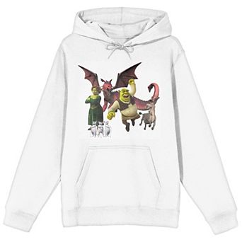 Men's Shrek Main Characters Hoodie