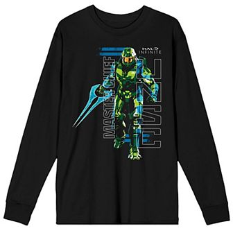 Men's Halo Infinite Master Chief Long Sleeve Graphic Tee