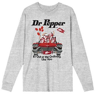 Men's Dr. Pepper Its Out Of The Ordinary Long Sleeve Graphic Tee
