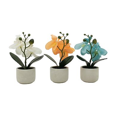 Sonoma Goods For Life® 3-piece Potted Faux Orchid Set