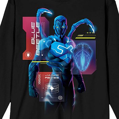 Men's Blue Beetle Superhero Graphic Tee