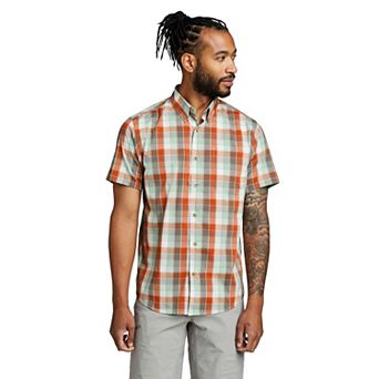 Big & Tall Eddie Bauer Voyager Flex Short Sleeve Button Down Shirt