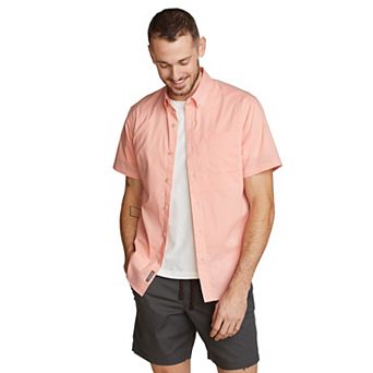 Big & Tall Eddie Bauer Voyager Flex Short Sleeve Button Down Shirt