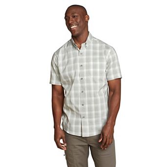 Big & Tall Eddie Bauer Voyager Flex Short Sleeve Button Down Shirt