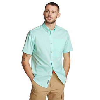 Big & Tall Eddie Bauer Voyager Flex Short Sleeve Button Down Shirt