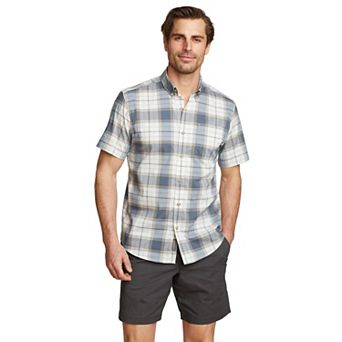 Big & Tall Eddie Bauer Voyager Flex Short Sleeve Button Down Shirt