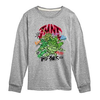 Boys 8-20 TMNT Mutant Mayhem Graffiti Long Sleeve Graphic Tee