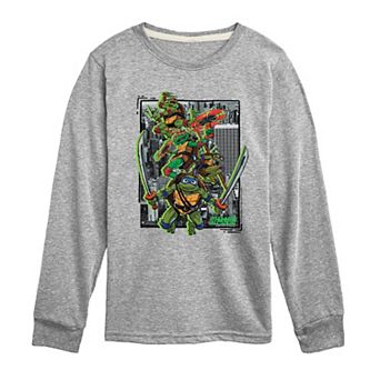 Boys 8-20 TMNT Mutant Mayhem Long Sleeve Graphic Tee