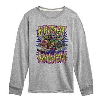 Boys 8-20 TMNT Mutant Mayhem Long Sleeve Graphic Tee