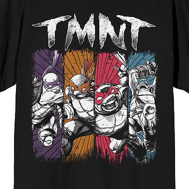 Men's TMNT Classic Retro Paint Short Sleeve Graphic Tee