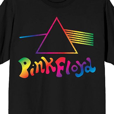 Men's Pink Floyd Dark Side of the Moon Artwork Short Sleeve Graphic Tee