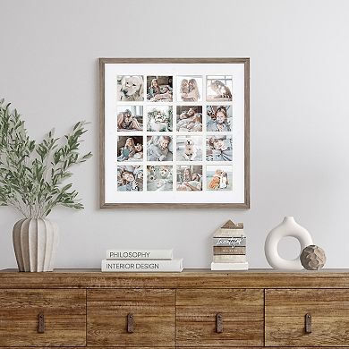 Belle Maison 16-Opening Matted Collage Frame