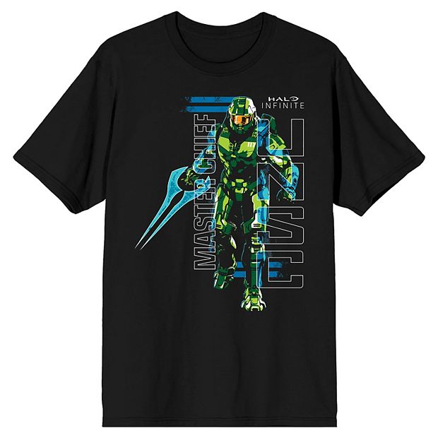 Halo Men's Master Chief Helmet T-Shirt - 'Combat Has Evolved' Graphic Tee, Short Sleeve
