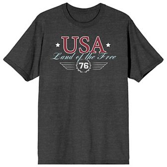 Men's Americana USA Land Of The Free Graphic Tee