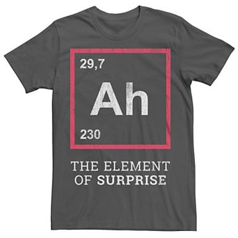 Men's Ah The Element Of Surprise Graphic Tee