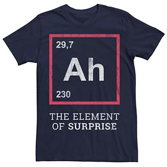 Men's Ah The Element Of Surprise Graphic Tee