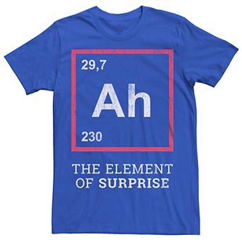 Men's Ah The Element Of Surprise Graphic Tee