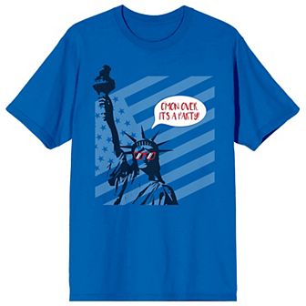 Men's Americana Statue Of Liberty Graphic Tee