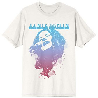 Men's Janis Joplin Two-Color Graphic Tee