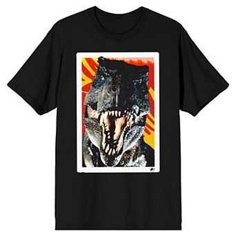 Men's Jurassic Park Scary Dinosaur Graphic Tee