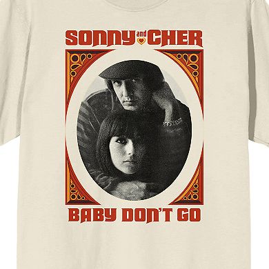 Men's Sonny & Cher Baby Don't Go Graphic Tee