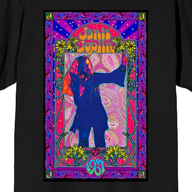 Men's Janis Joplin New Border Graphic Tee