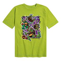 TMNT Teenage Mutant Ninja Turtles Adult T-Shirt - Green - 4X