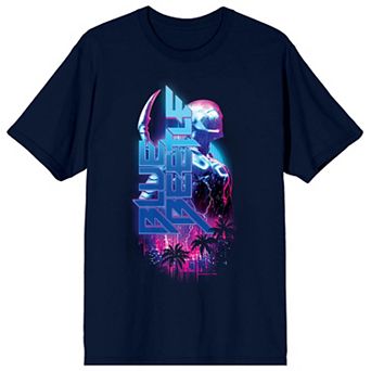 Men's Blue Beetle Hero & Logo Graphic Tee