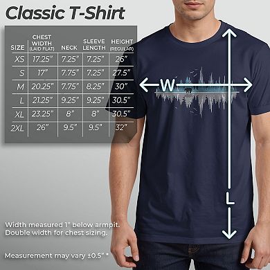 Men's Sounds Of Nature Soundwave Graphic Tee
