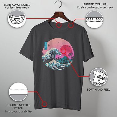 Men's The Great Retro Wave Polygon Graphic Tee