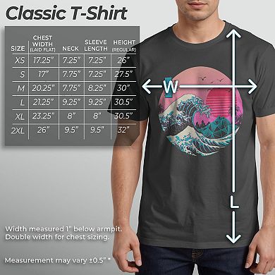 Men's The Great Retro Wave Polygon Graphic Tee
