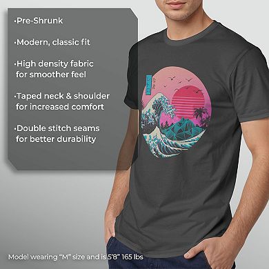 Men's The Great Retro Wave Polygon Graphic Tee