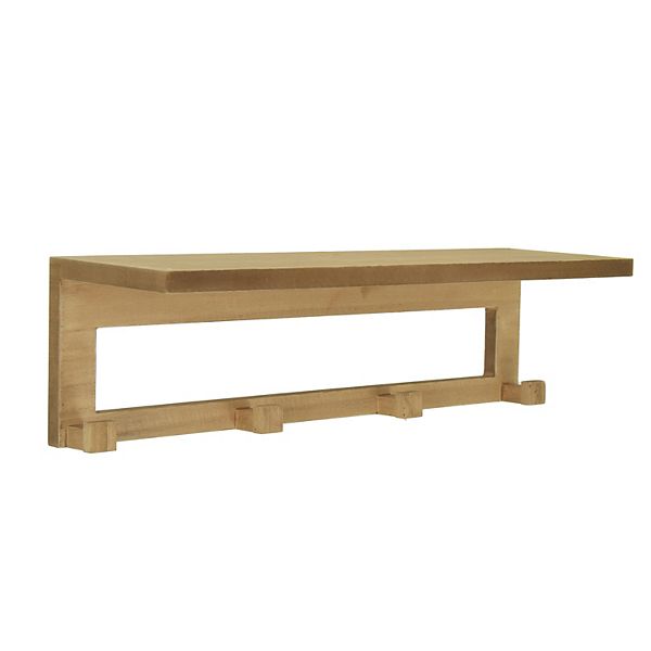 Belle Maison Wall Shelf with Hooks