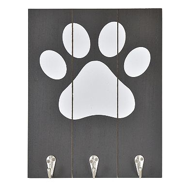 Belle Maison Paw Print Pet Wall Hooks