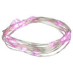 100ct. Pink LED String Lights