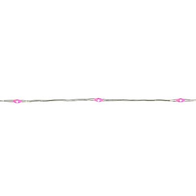 20 Battery Operated Pink LED Micro Fairy Lights - 6ft  Copper Wire