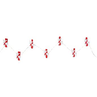 10-Count LED Mini Reindeer Christmas Fairy Lights 5.25ft Copper Wire