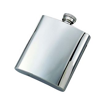 5.25" Plain Designed Stainless Steel Flask