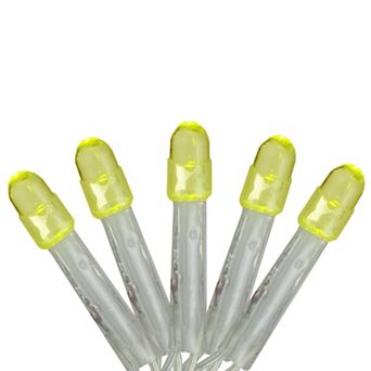 2' x 8' Yellow LED Net Style Tree Trunk Wrap Christmas Lights - Clear Wire