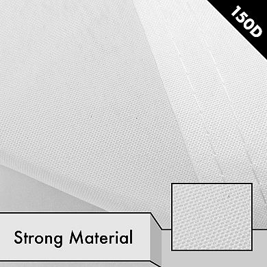 G128 White 150D Printed Polyester Flag