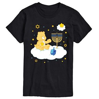 Men's Care Bears Hanukkah Cloud Graphic Tee