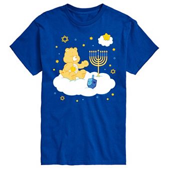 Men's Care Bears Hanukkah Cloud Graphic Tee