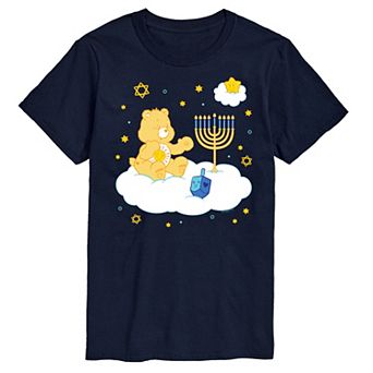 Men's Care Bears Hanukkah Cloud Graphic Tee