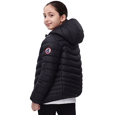 Girls' Rokka&Rolla Reversible Lightweight Puffer Jacket