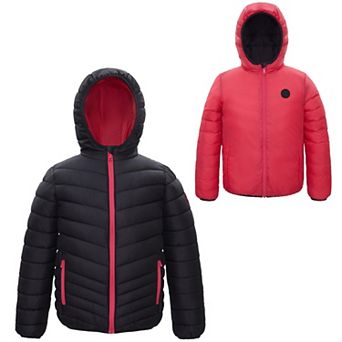 Girls' Rokka&Rolla Reversible Lightweight Puffer Jacket