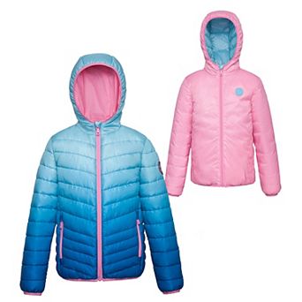Girls' Rokka&Rolla Reversible Lightweight Puffer Jacket